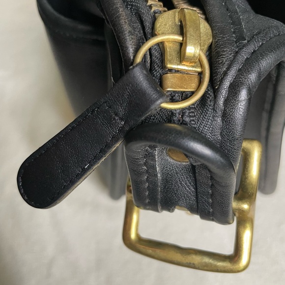 Coach Vintage Patricia’ Legacy Black Leather Shoulder Bag - Picture 5 of 12